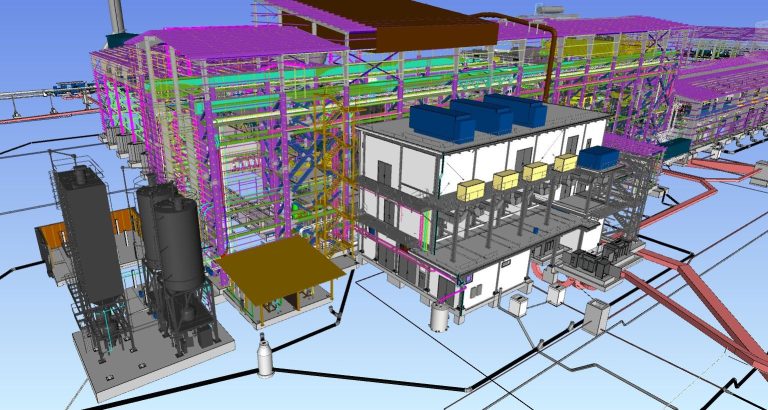 Modelo 3D del proyecto Planta MiDA de CMC en West Virginia, imagen 2