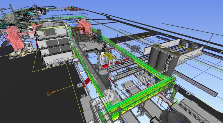 Modelo 3D del proyecto Planta de perfiles grandes de DEACERO en Ramos Arizpe, imagen 2